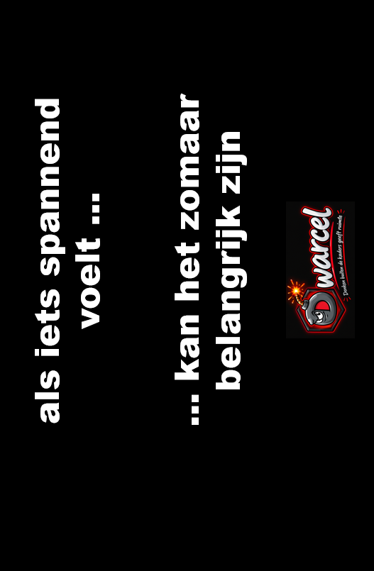 Dwarsel T-shirt Spannend